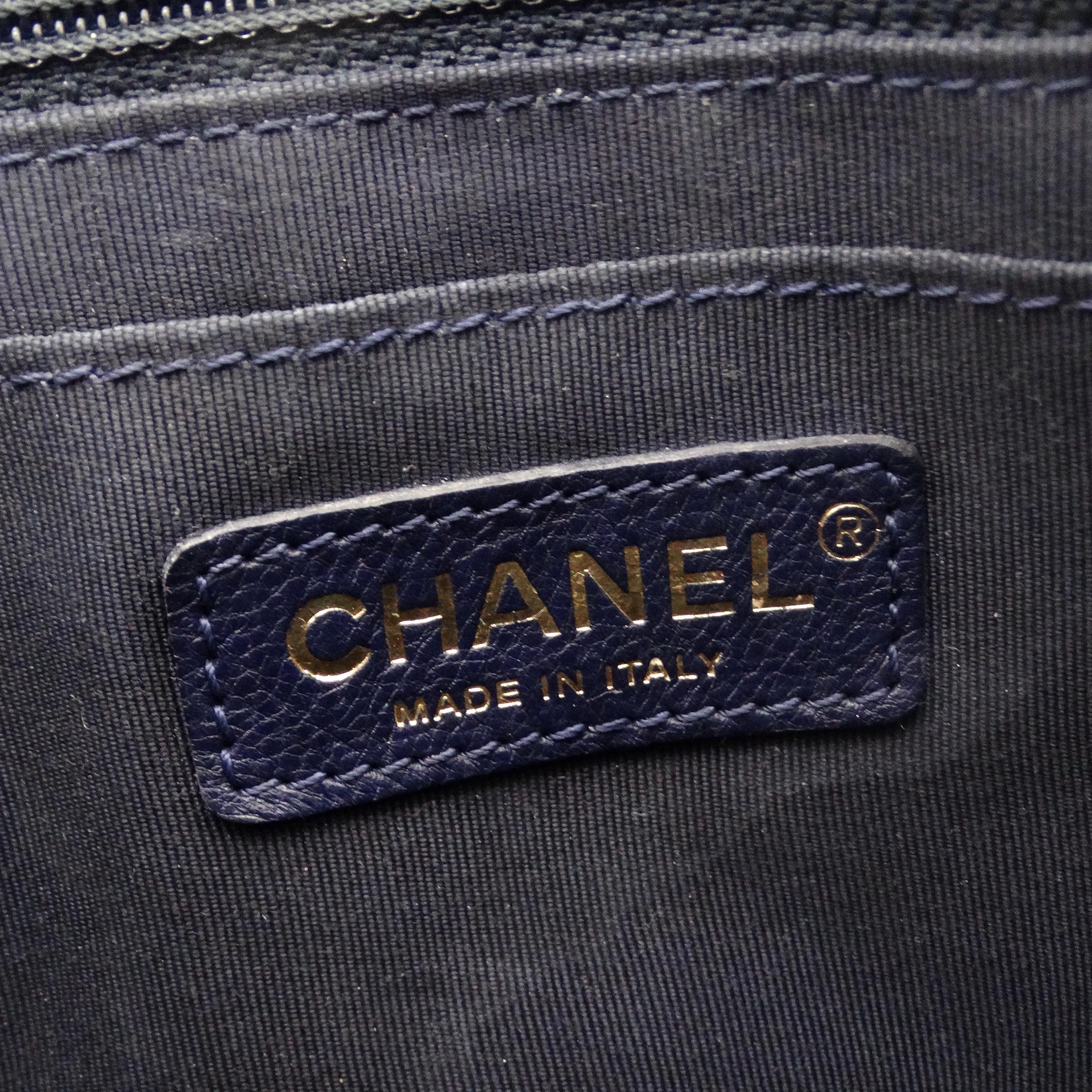 Chanel Urban Spirit Quilted Denim Backpack 11