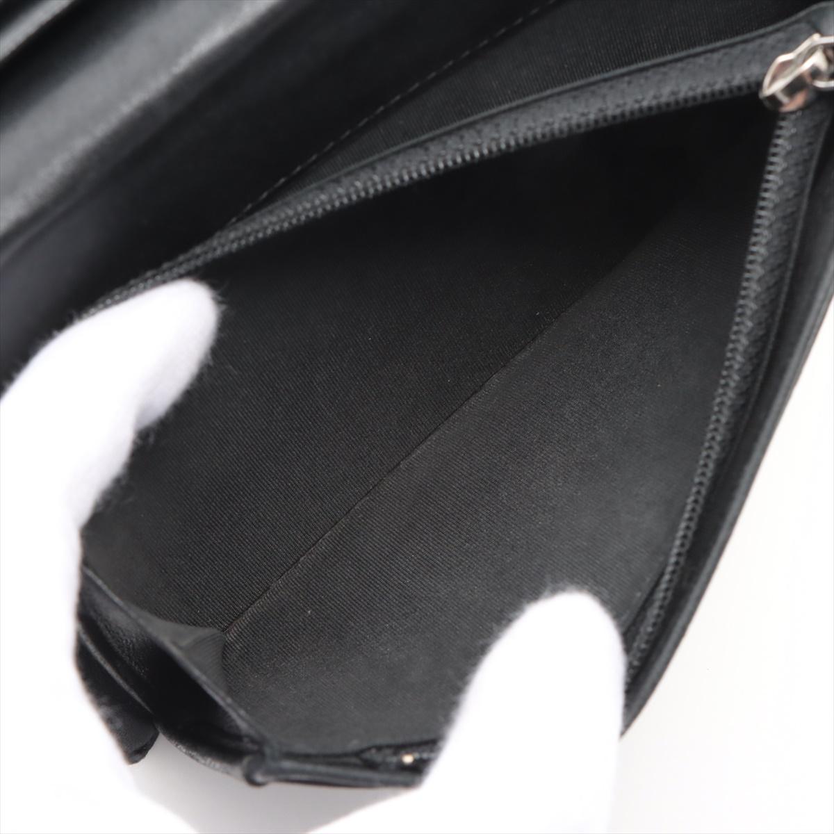 Chanel V Stitch Lambskin Wallet Black 6