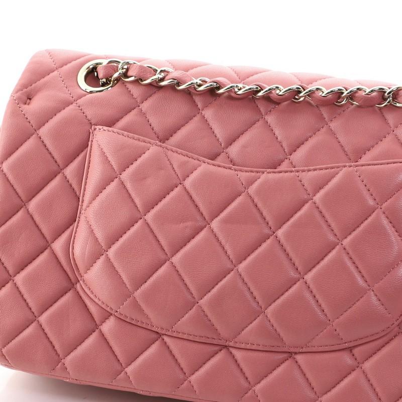 Chanel Valentine Crystal Hearts Flap Bag Quilted Lambskin Medium In Good Condition In NY, NY