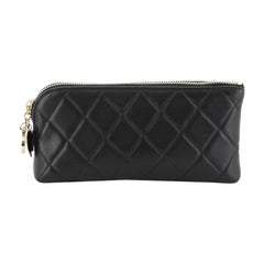 Chanel Valentine Hearts Cosmetic Case Quilted Lambskin Small 