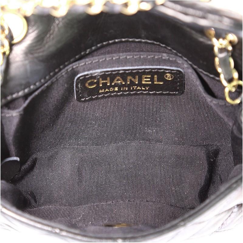 Chanel Valentine Hearts Flap Bag Quilted Lambskin Extra Mini In Good Condition In NY, NY