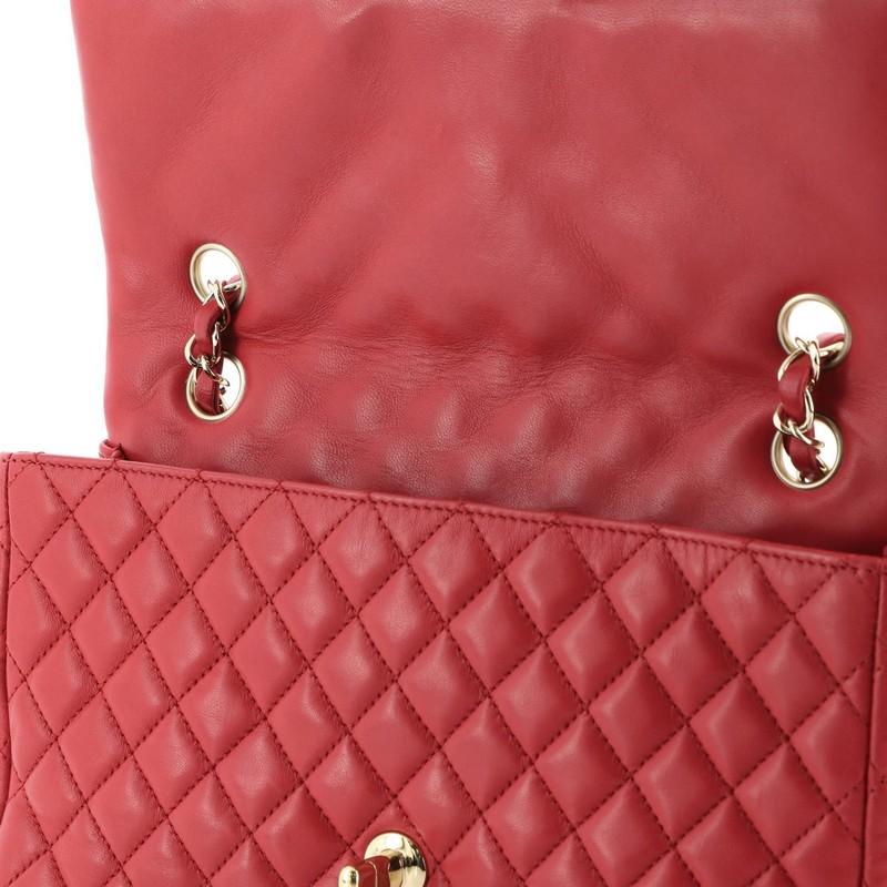 Chanel Valentine Hearts Flap Bag Quilted Lambskin Medium  In Good Condition In NY, NY