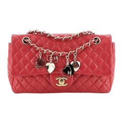 Chanel Valentine Hearts Flap Bag Quilted Lambskin Medium 