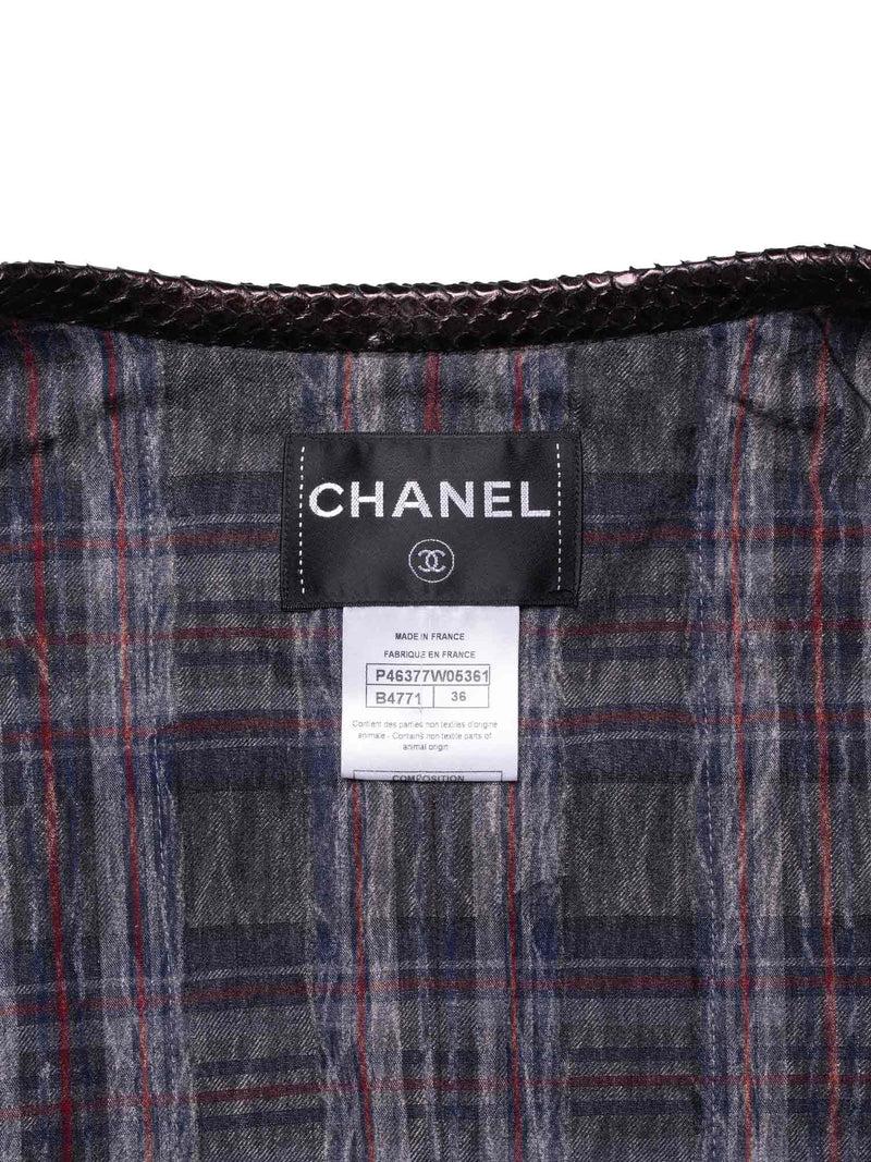 Chanel Vanessa Paradis Style CC Gripoix Buttons Tweed Jacket 10