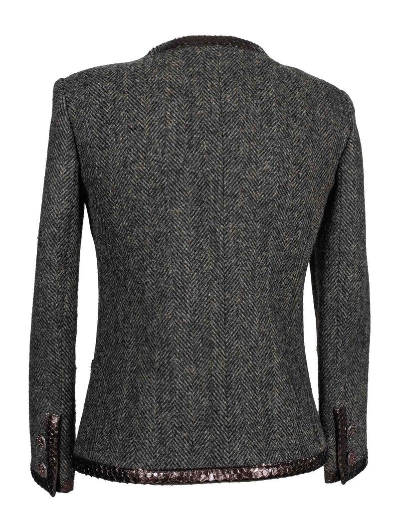 Chanel Vanessa Paradis Style CC Gripoix Buttons Tweed Jacket 2