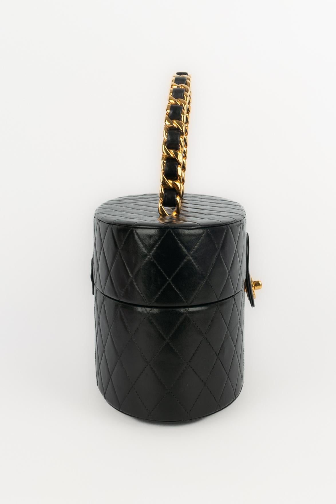 Chanel Vanity bag 1986-1988 Negro en venta