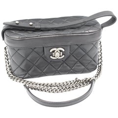 Chanel Vanity Boy bag in black leather