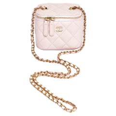 Chanel Vanity Case Caviar Blush Pink