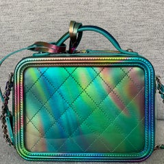 Chanel Vanity Case Green PVC N5435 Bag Collection 20C Bag