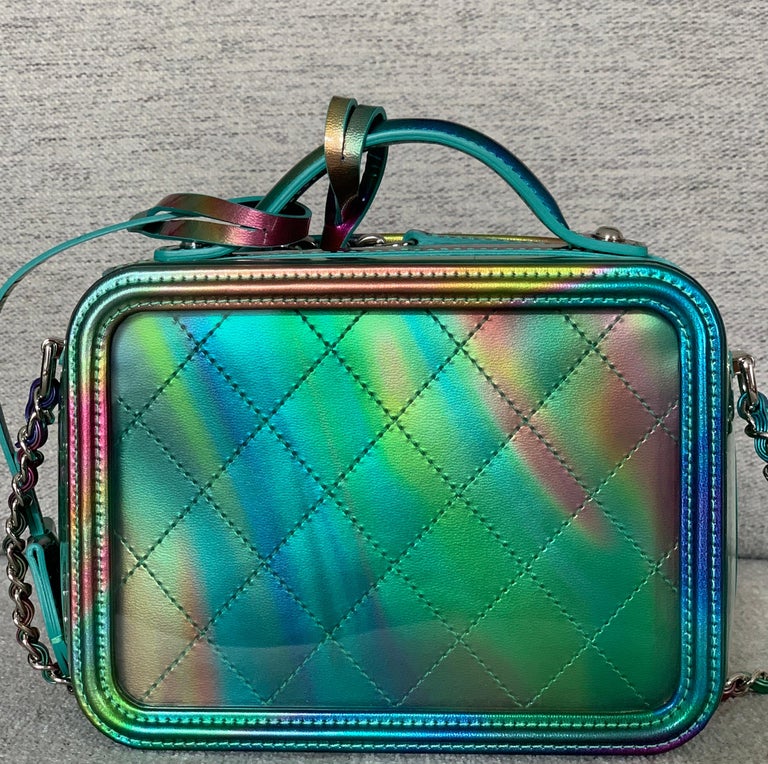 Vanity vinyl handbag Chanel Multicolour in Vinyl - 32148315