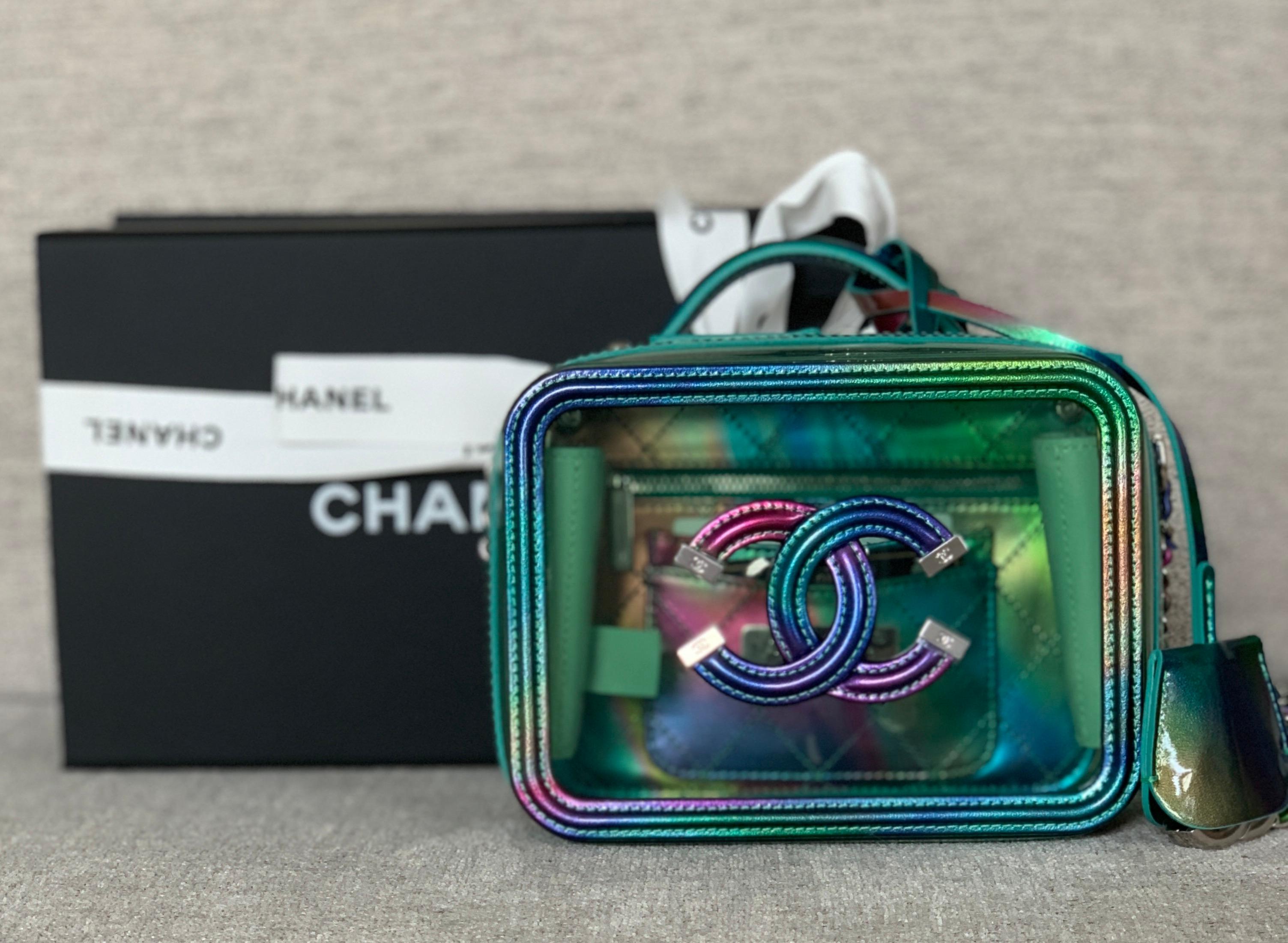 chanel vanity case pvc