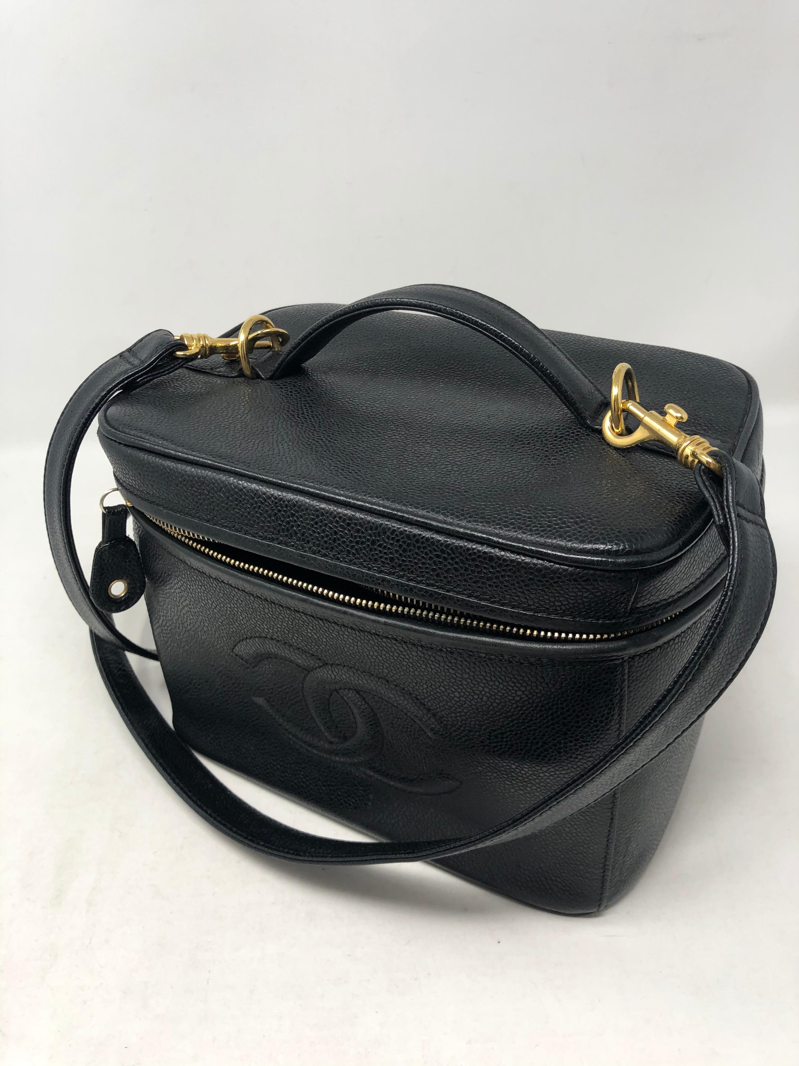 Chanel Vanity Case With Strap  In Excellent Condition In Athens, GA
