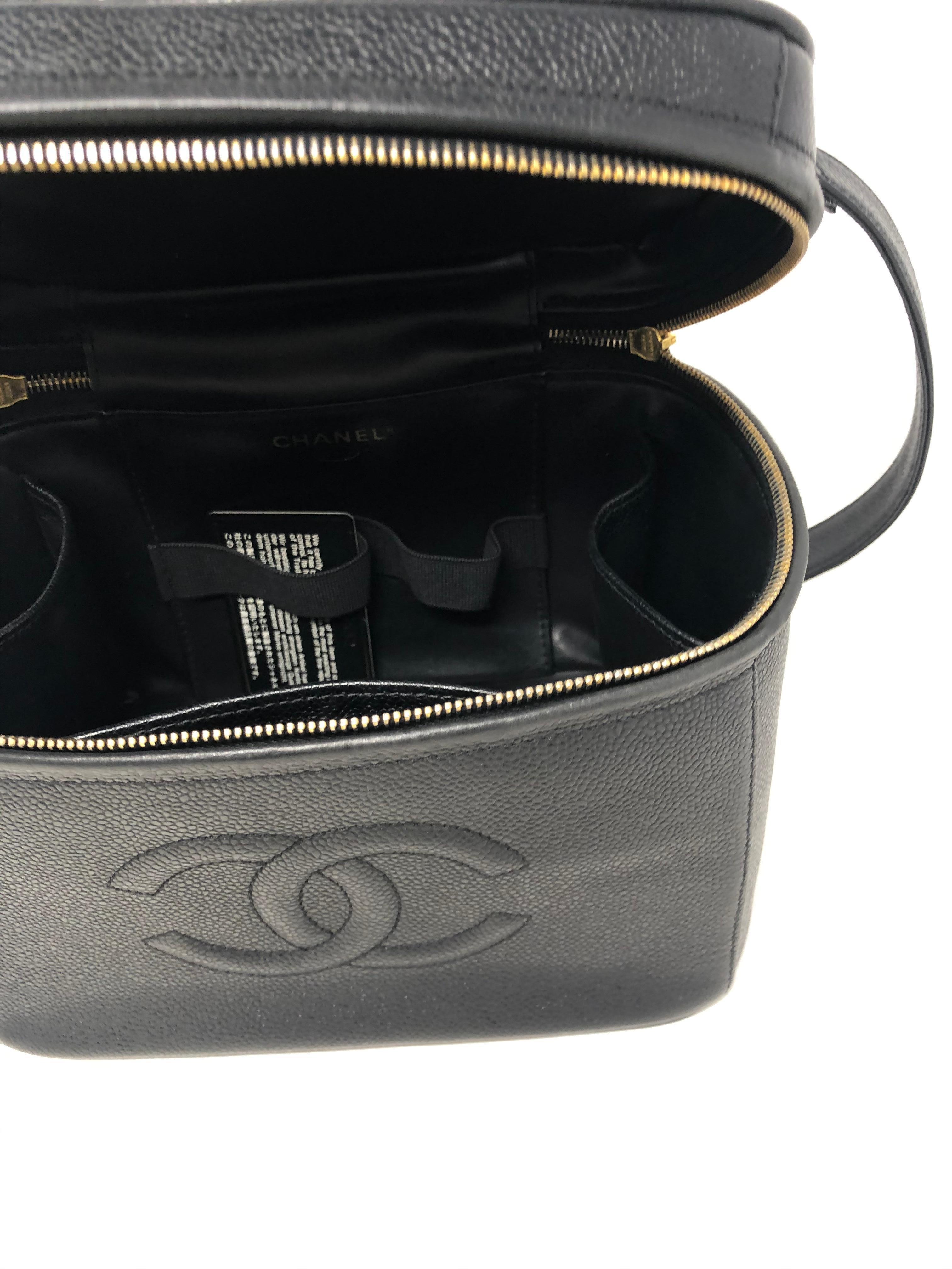 Women's or Men's Chanel Vanity Case With Strap 