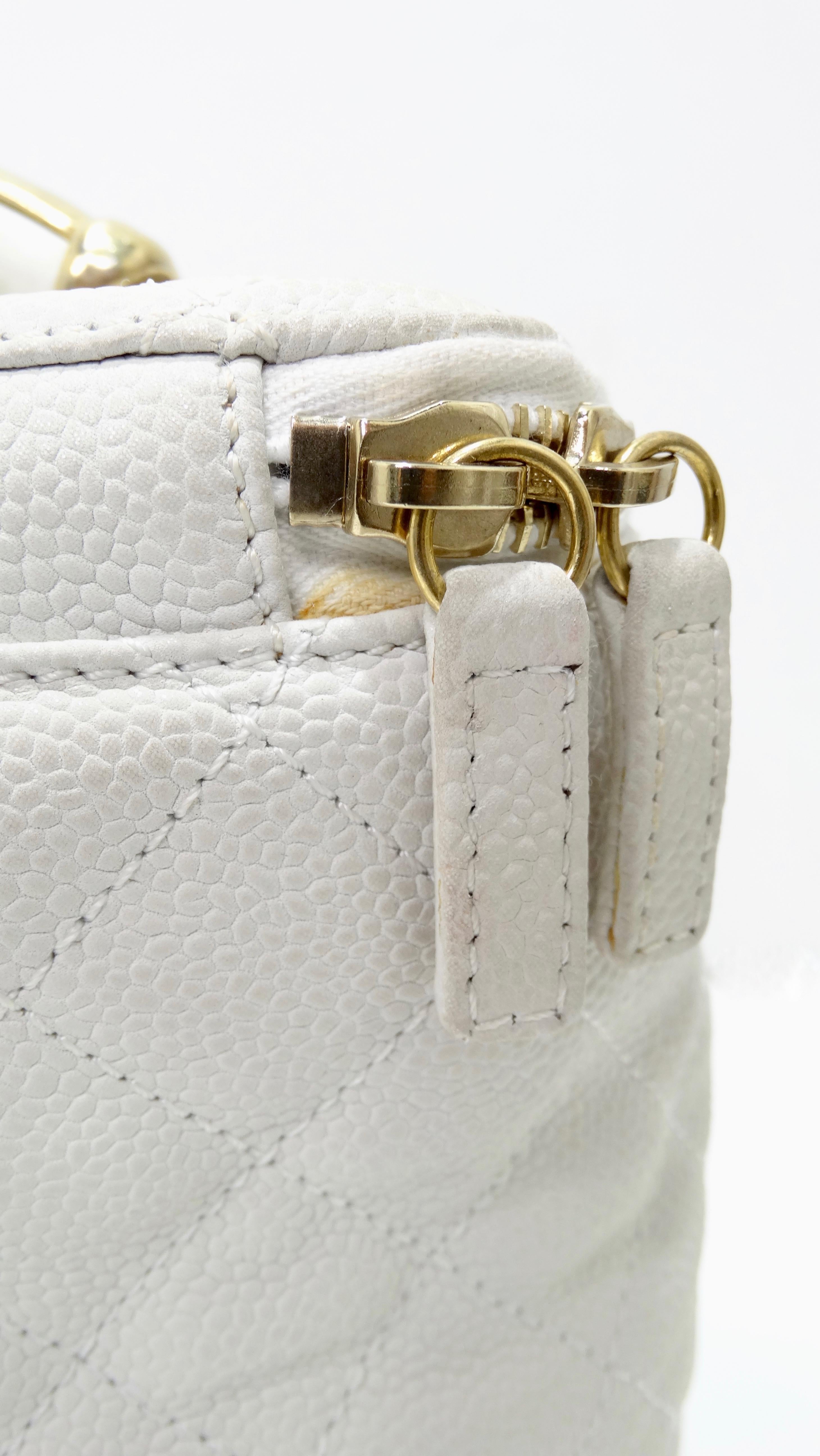 Chanel Vanity White Globe Trotter Bag 2013 Fall/Winter  3