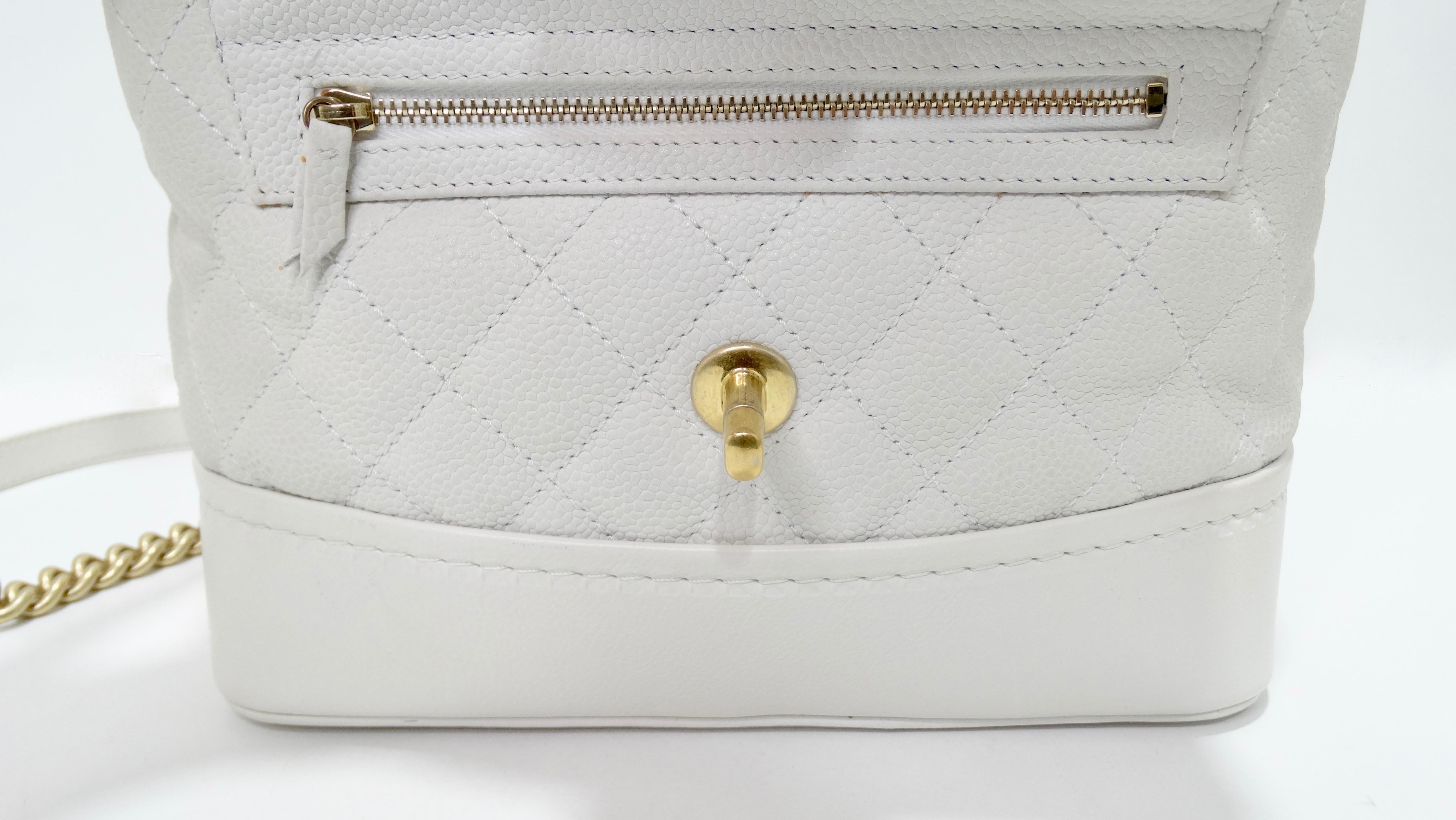 Chanel Vanity White Globe Trotter Bag 2013 Fall/Winter  5