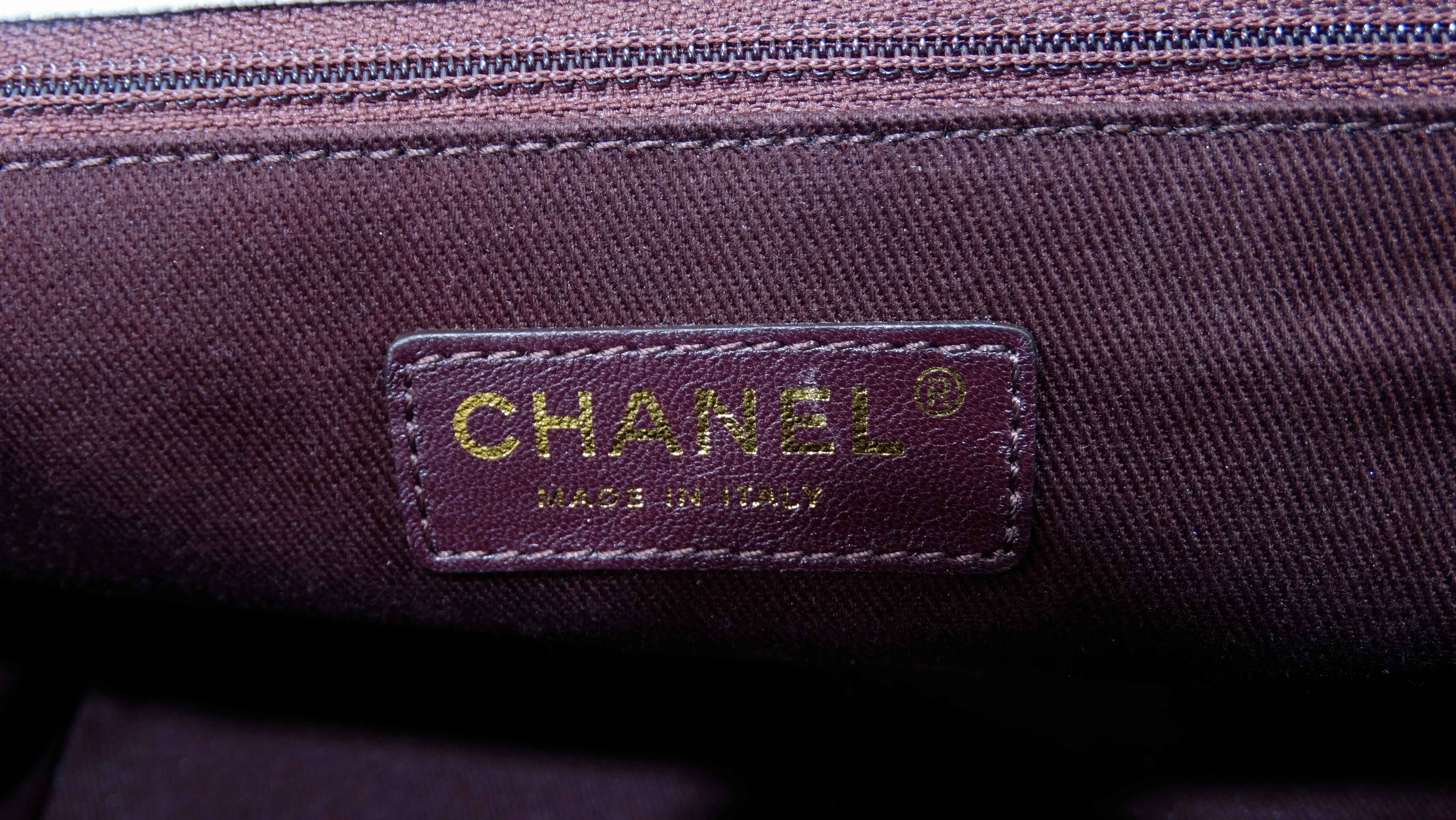 Chanel Vanity White Globe Trotter Bag 2013 Fall/Winter  In Good Condition In Scottsdale, AZ