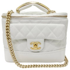 Chanel Vanity White Globe Trotter Tasche 2013 Herbst/Winter