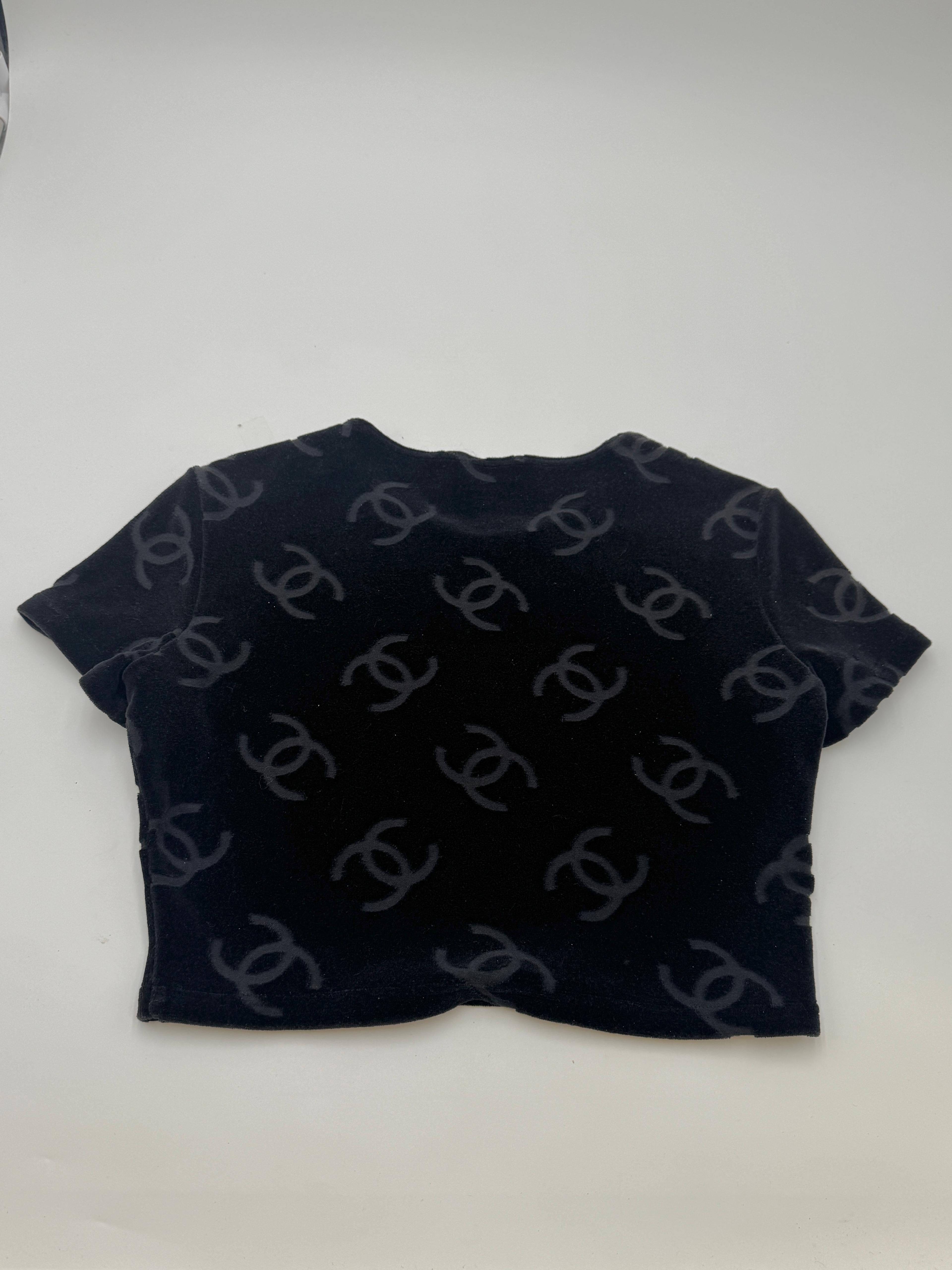 Chanel Velour Logo Set – 1996 For Sale 1