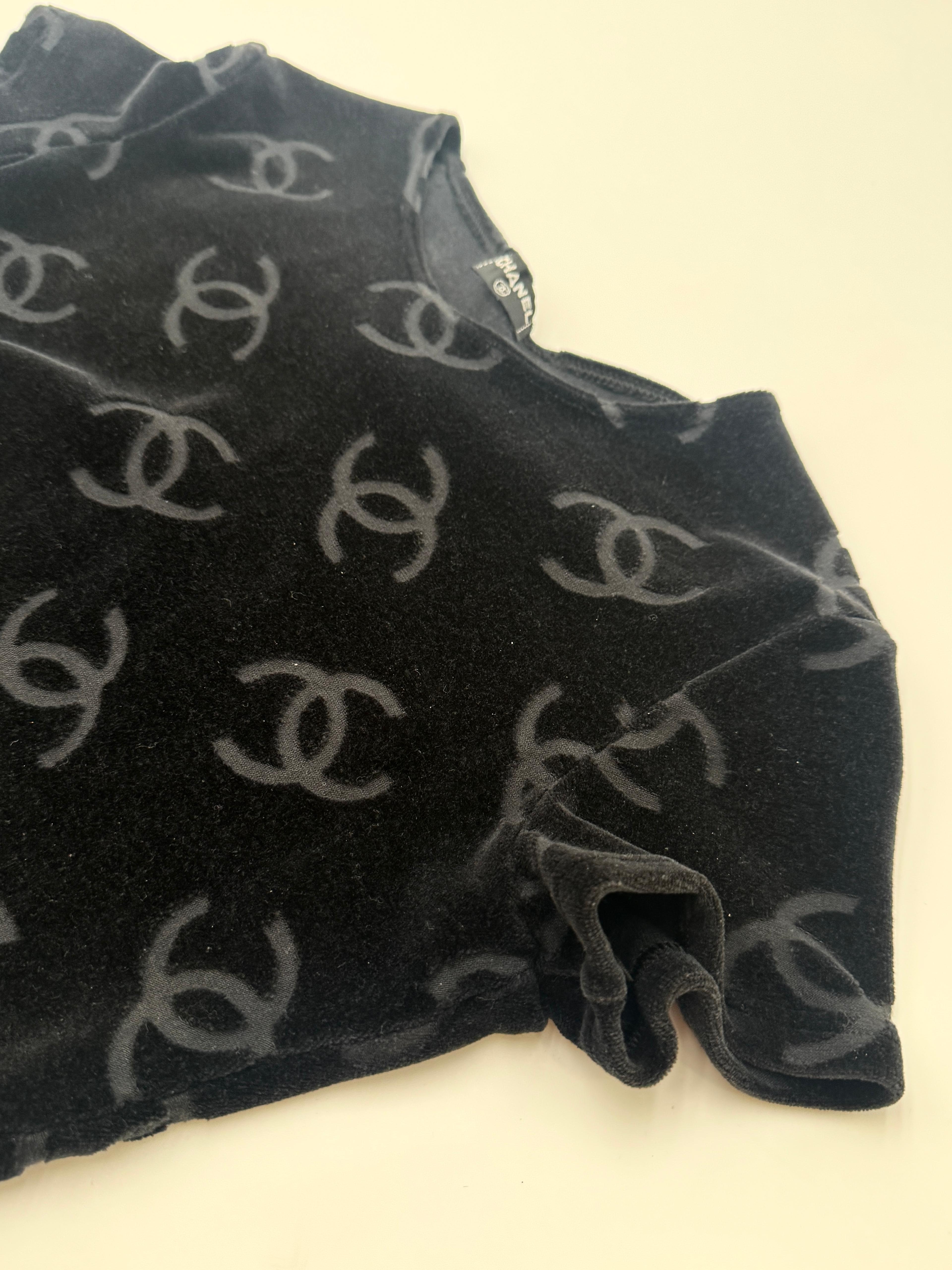 Chanel Velour Logo Set – 1996 For Sale 2