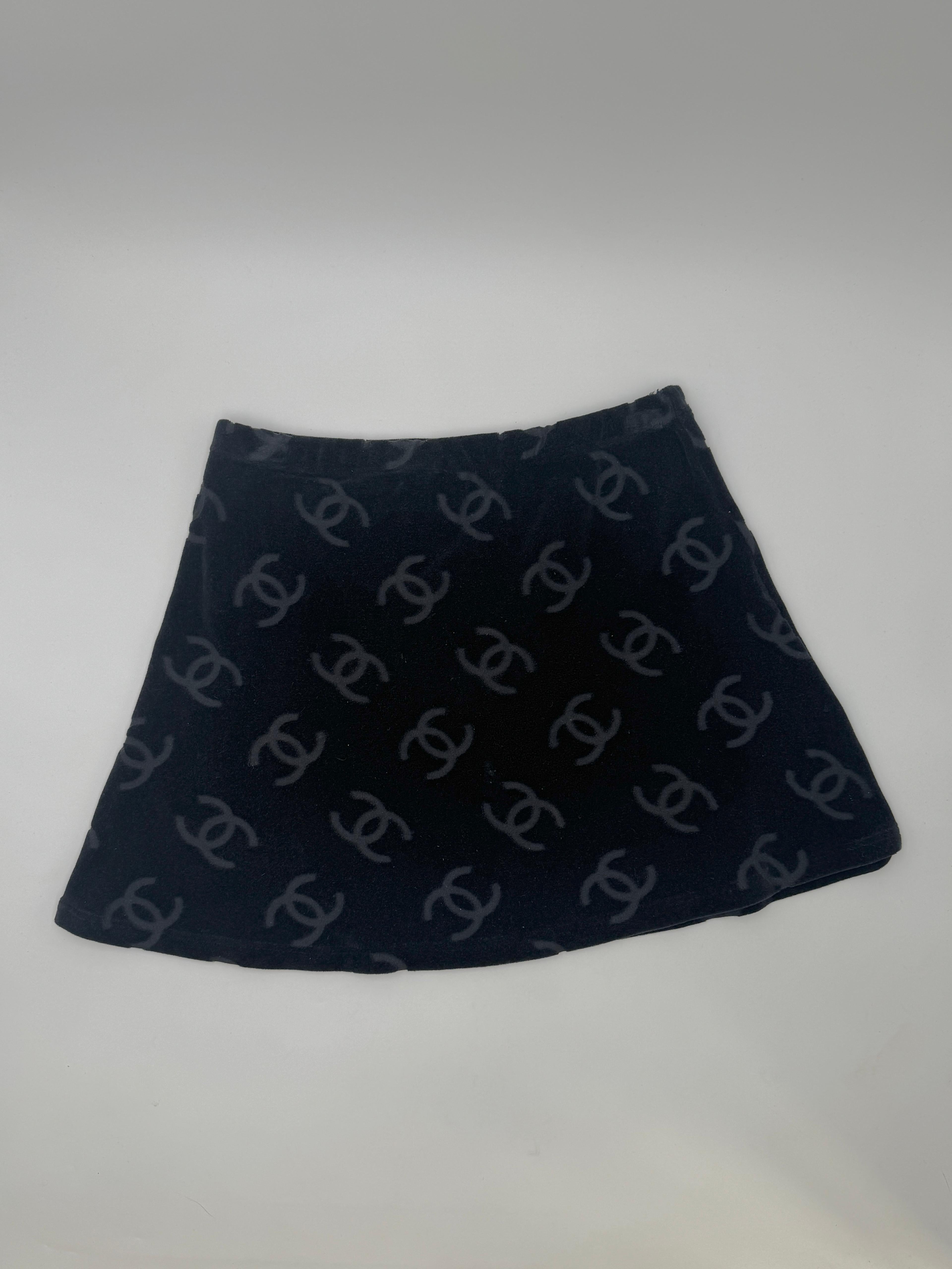 Chanel Velour Logo Set – 1996 For Sale 4