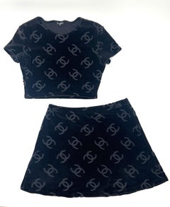 Chanel Velours-Logo-Set - 1996
