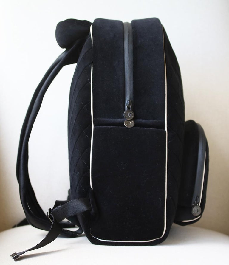 Chanel Velvet Coco Neige Backpack Bag at 1stDibs chanel coco neige