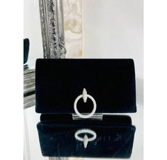 Chanel Velvet & Crystal Clutch Bag