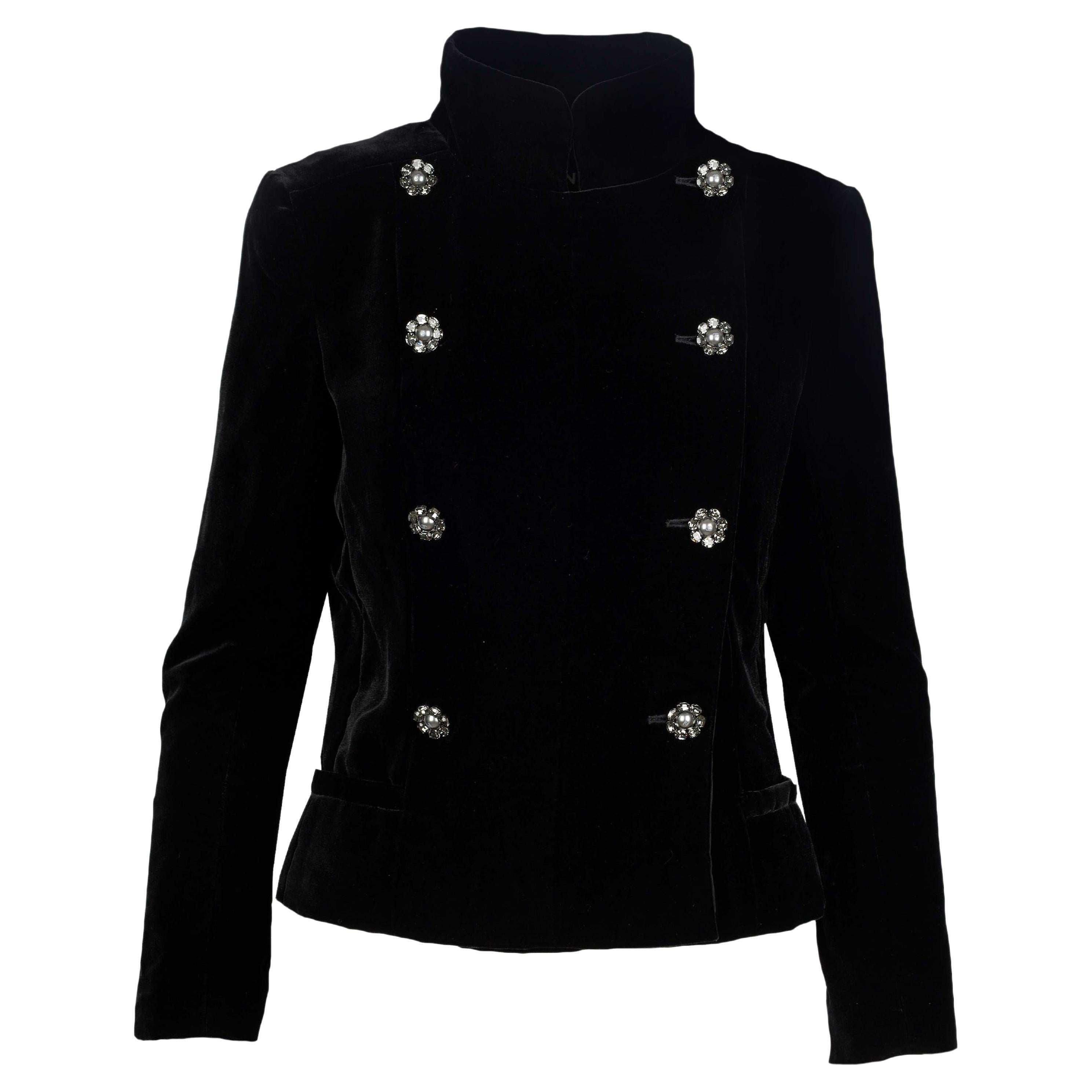 Jacquard Velvet Vest Jacket main image 0