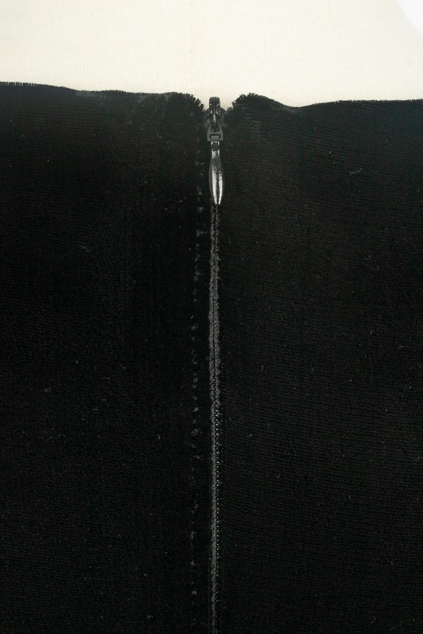 Chanel velvet jumpsuit 1990s in vendita 1