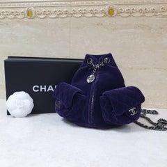 CHANEL Velvet Mini Backpack