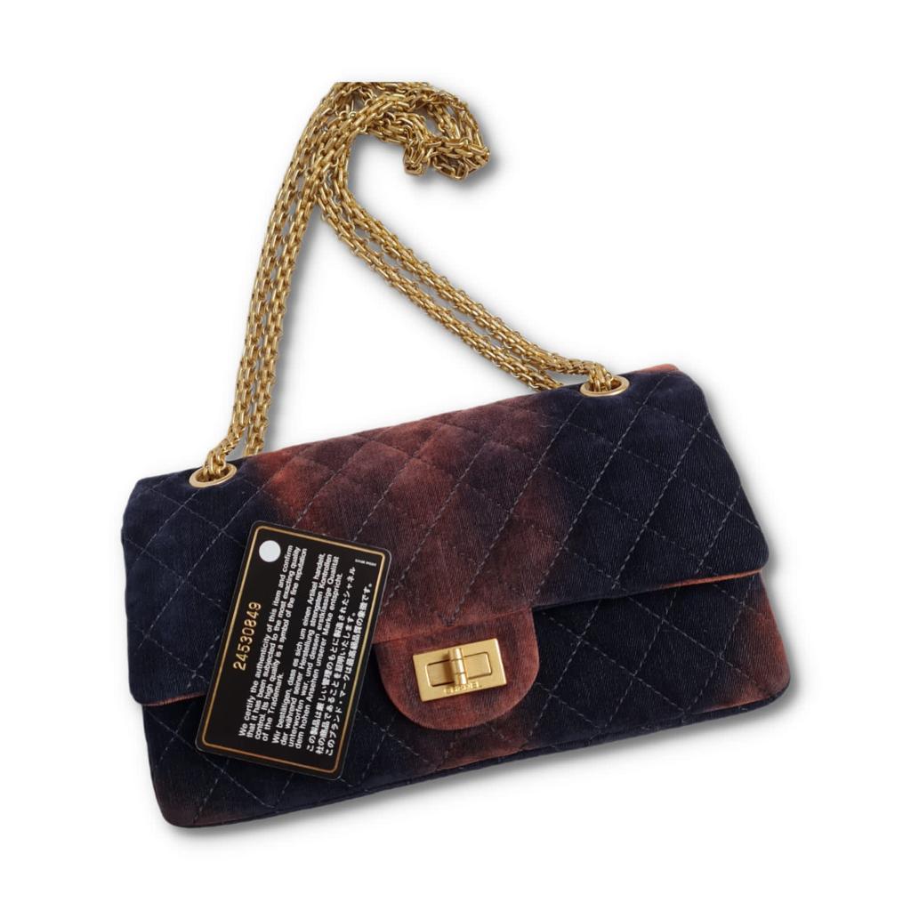 Chanel Velvet Ombre Medium Reissue Flap Bag For Sale 6