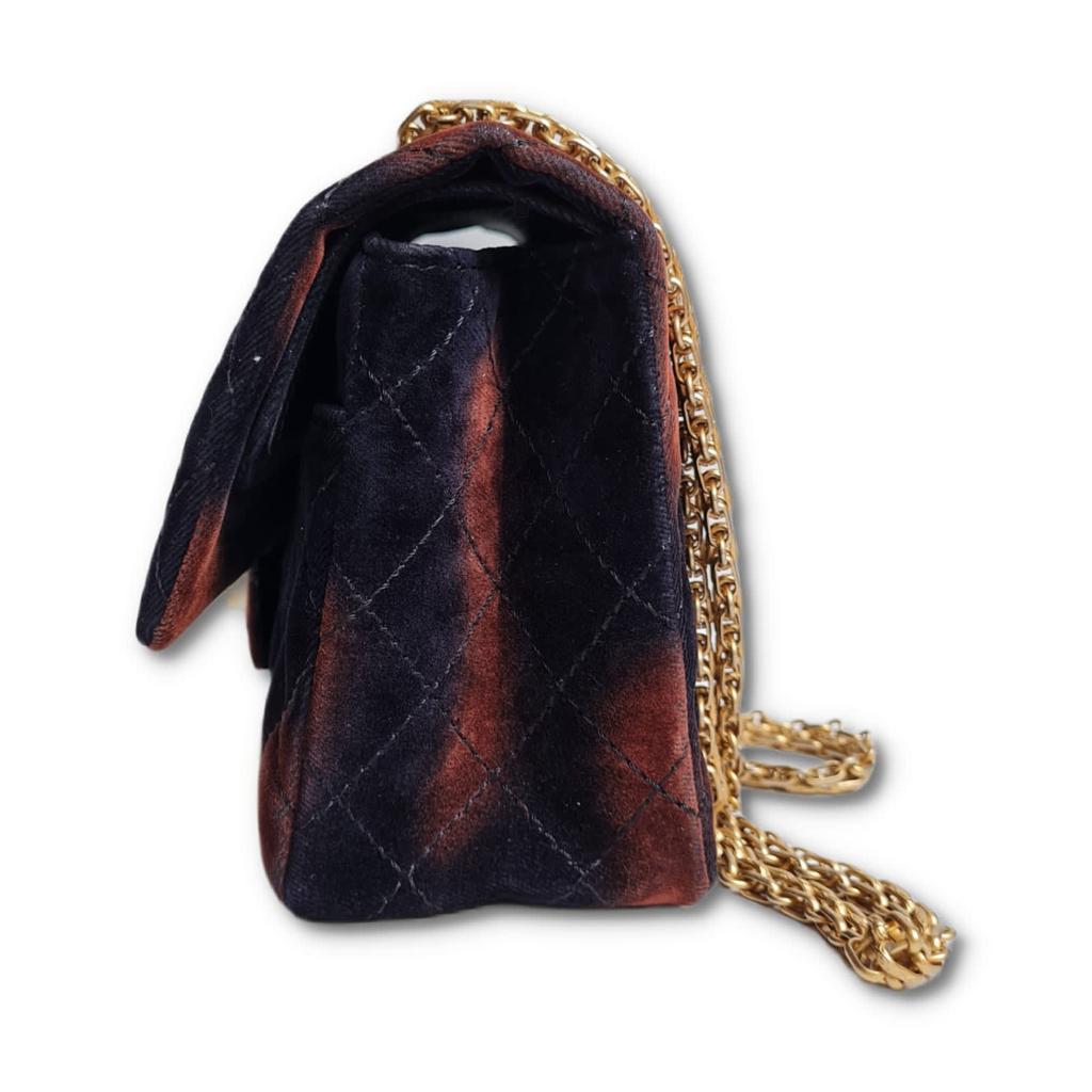 Chanel Velvet Ombre Medium Reissue Flap Bag For Sale 10