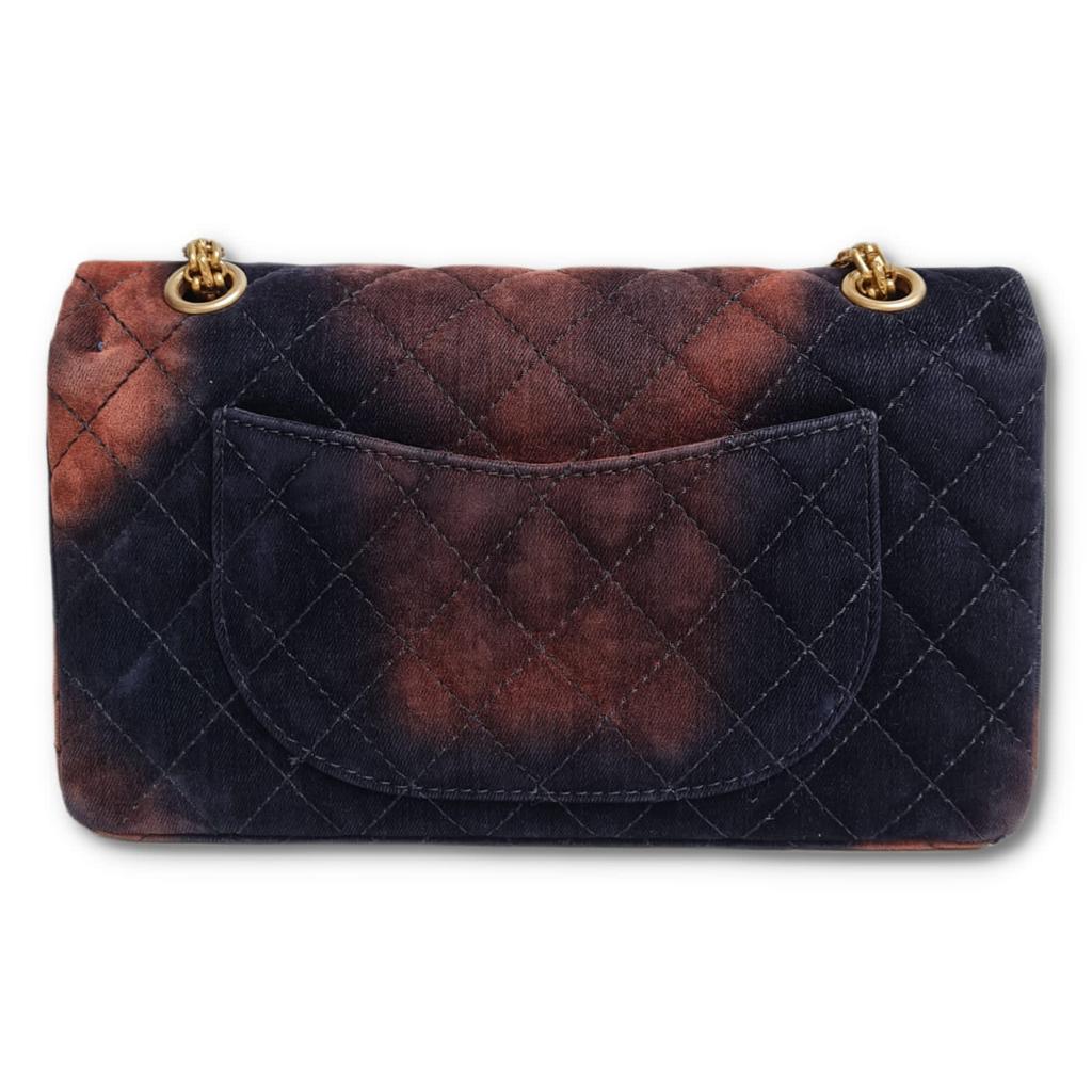 Chanel Velvet Ombre Medium Reissue Flap Bag For Sale 13