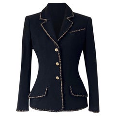 Giacca nera Chanel Collezione Venezia