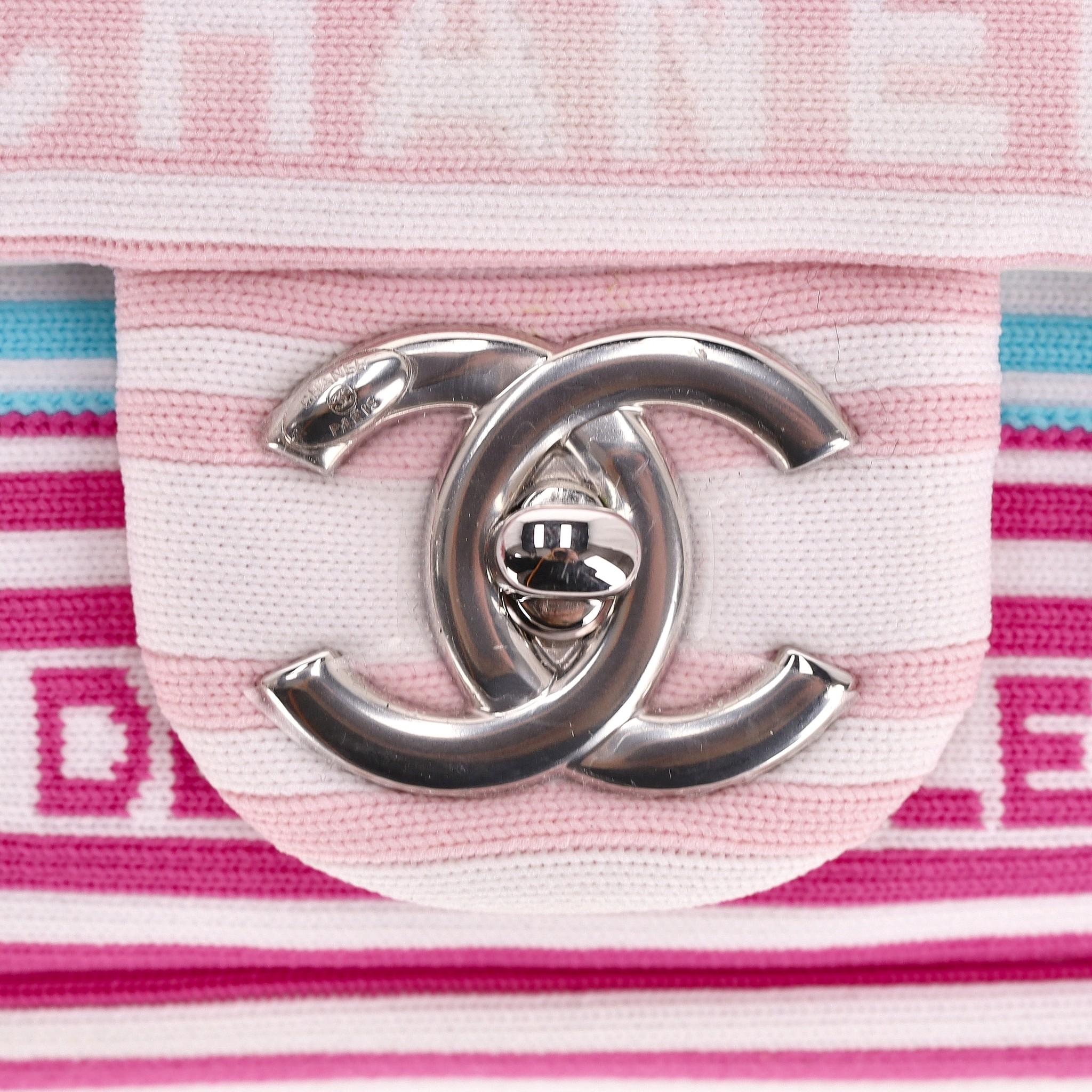 Chanel Venise Biarritz Canvas Flap Bag 2