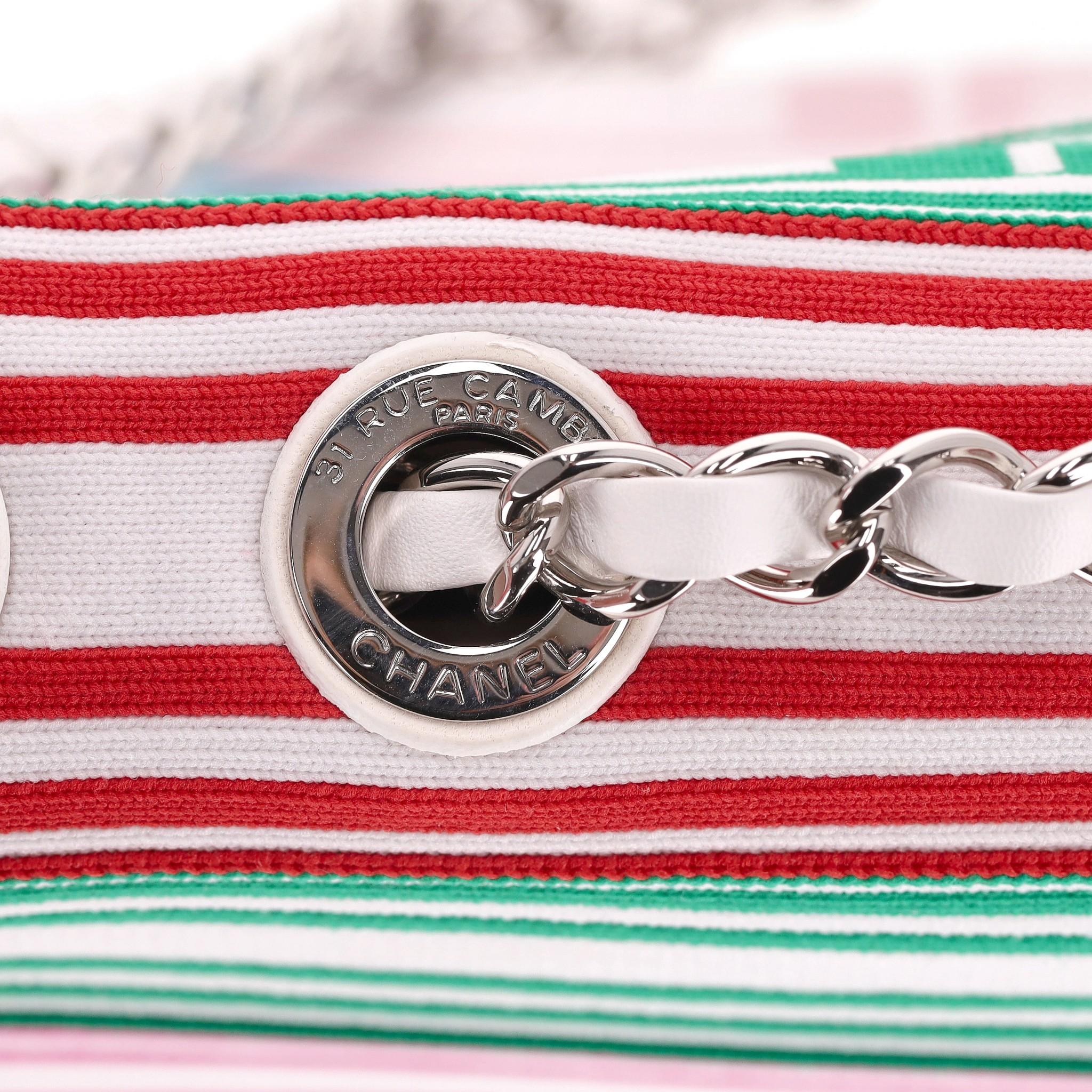 Chanel Venise Biarritz Canvas Flap Bag 3