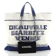 Chanel Venise Biarritz Shopping Tote Terry Cloth Large