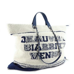 Chanel Venise Biarritz Shopping Tote Terry Cloth Large