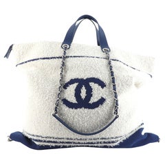 Sac à main Chanel Venise Biarritz Shopping Fourre-tout en tissu éponge grand format