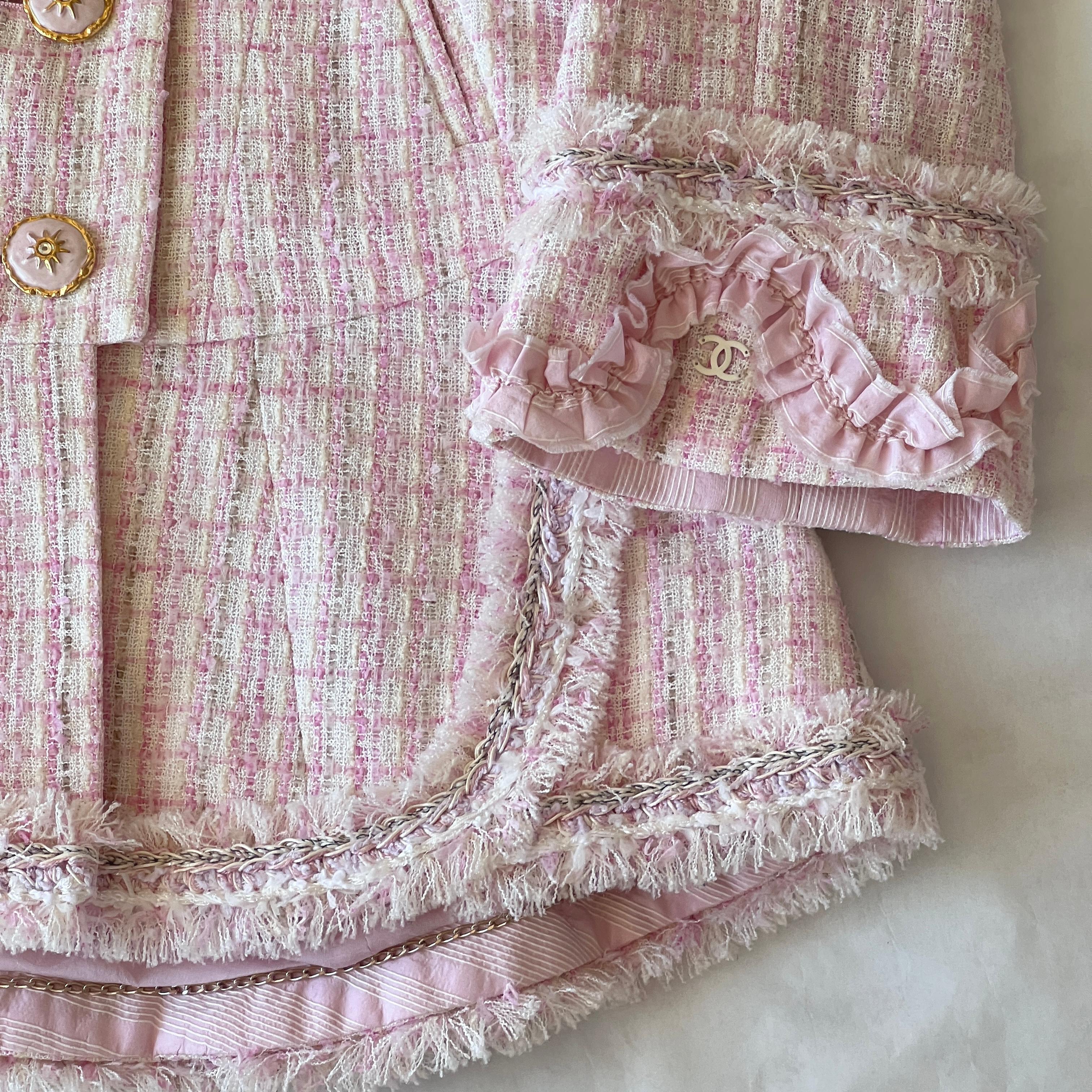 Chanel Versailles Collection Barbie Pink Tweed Jacket 7