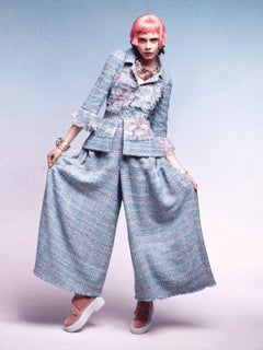 Chanel Versailles Jewel Buttons Ribbon Tweed Suit