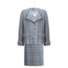 Chanel Versailles Jewel Buttons Ribbon Tweed Suit