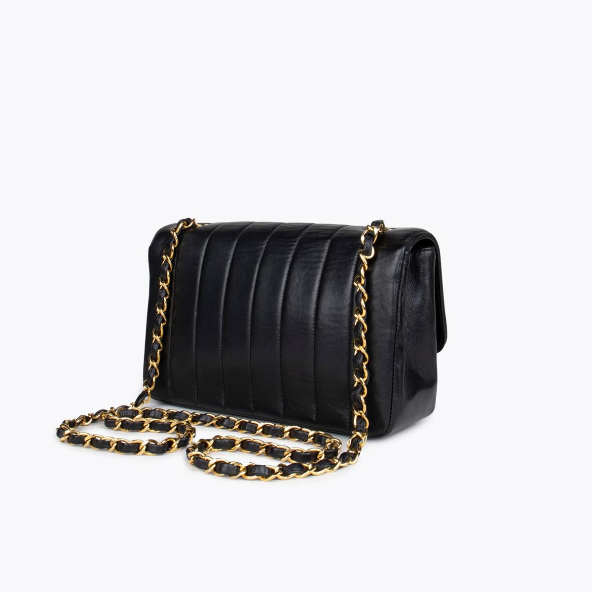 chanel vertical flap bag