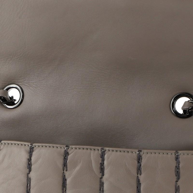 Women's or Men's Chanel  Vertical Stitch Flap Bag Quilted Lambskin Medium