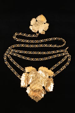 Chanel "vine leaf" belt 1992