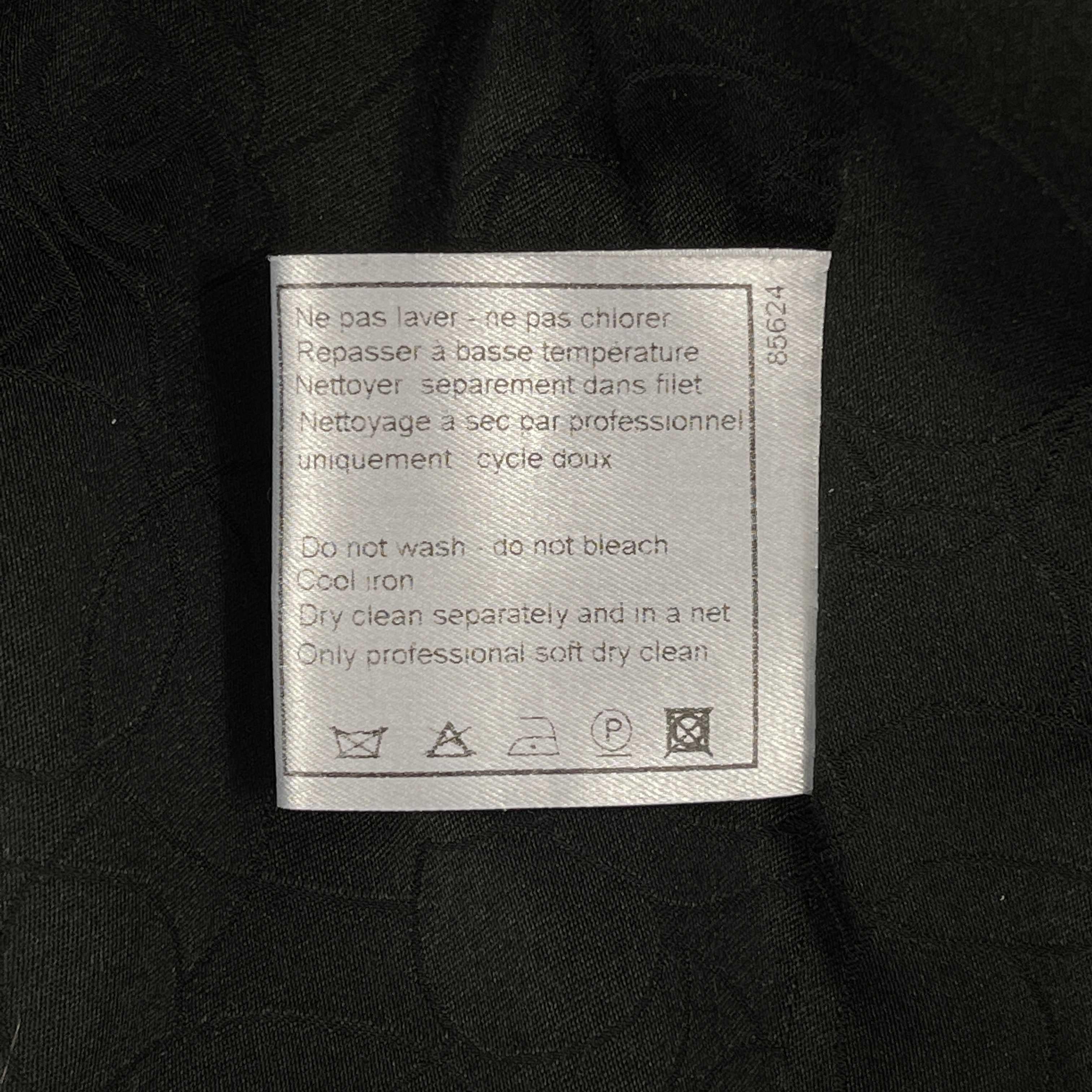 CHANEL Vintage 03A Mink Fur Metallic Tweed Black, Brown42, US 10 Gold Jacket 3