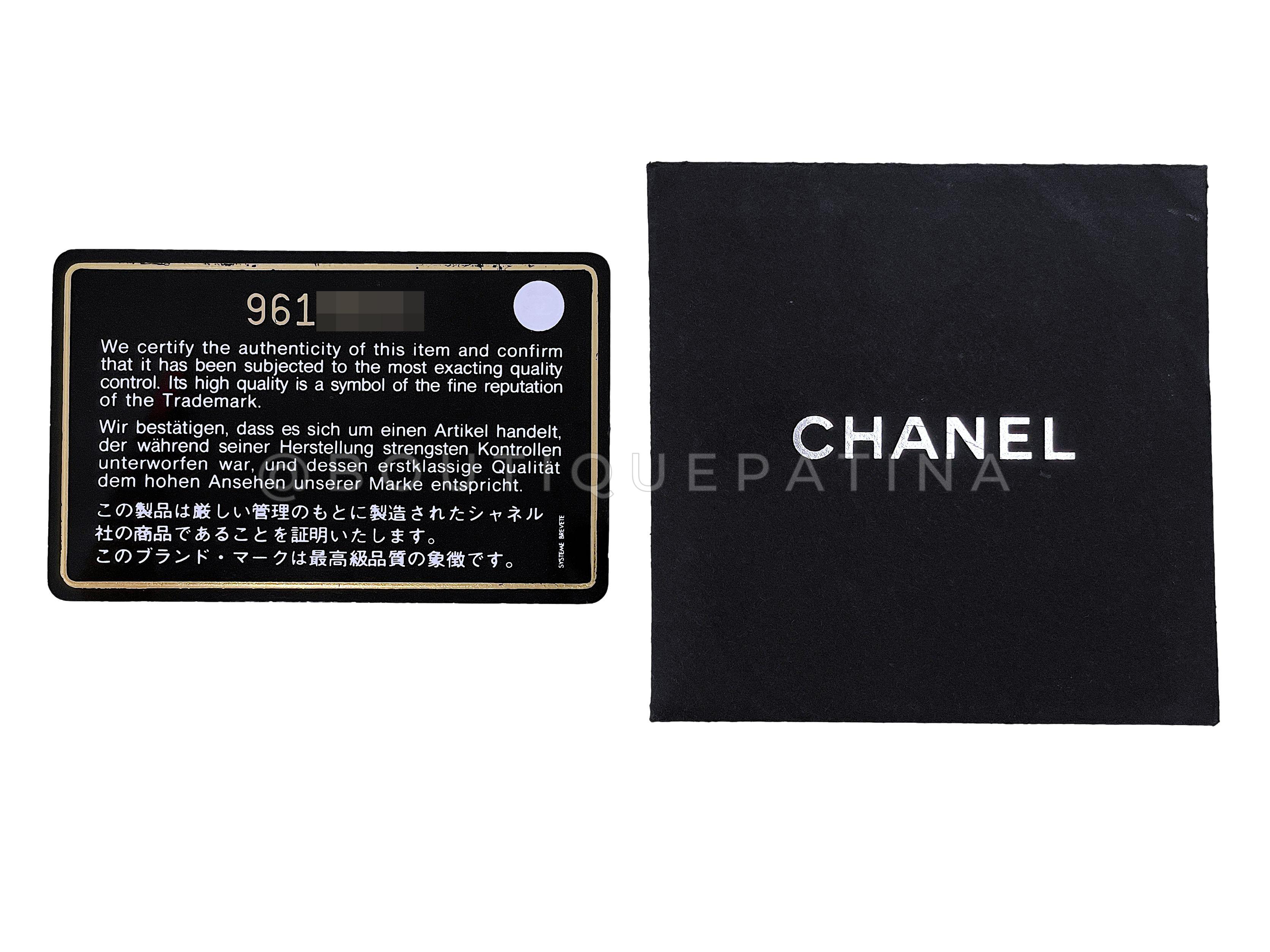 Chanel Vintage 05C Classic Crest Mini Convertible Flap Bag SHW 67545 For Sale 9