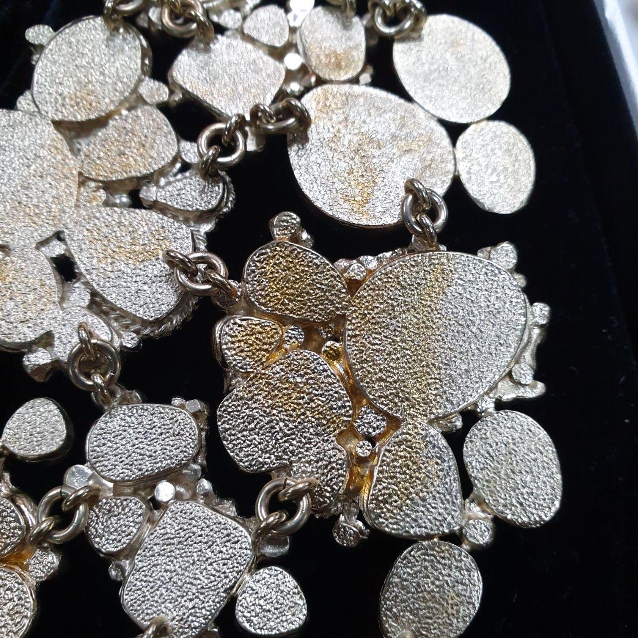 CHANEL Collar Gargantilla Vintage 08P Cristal Blanco Masivo en venta 4