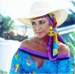 Chanel Vintage 1980s CC “Elizabeth Taylor” Earrings