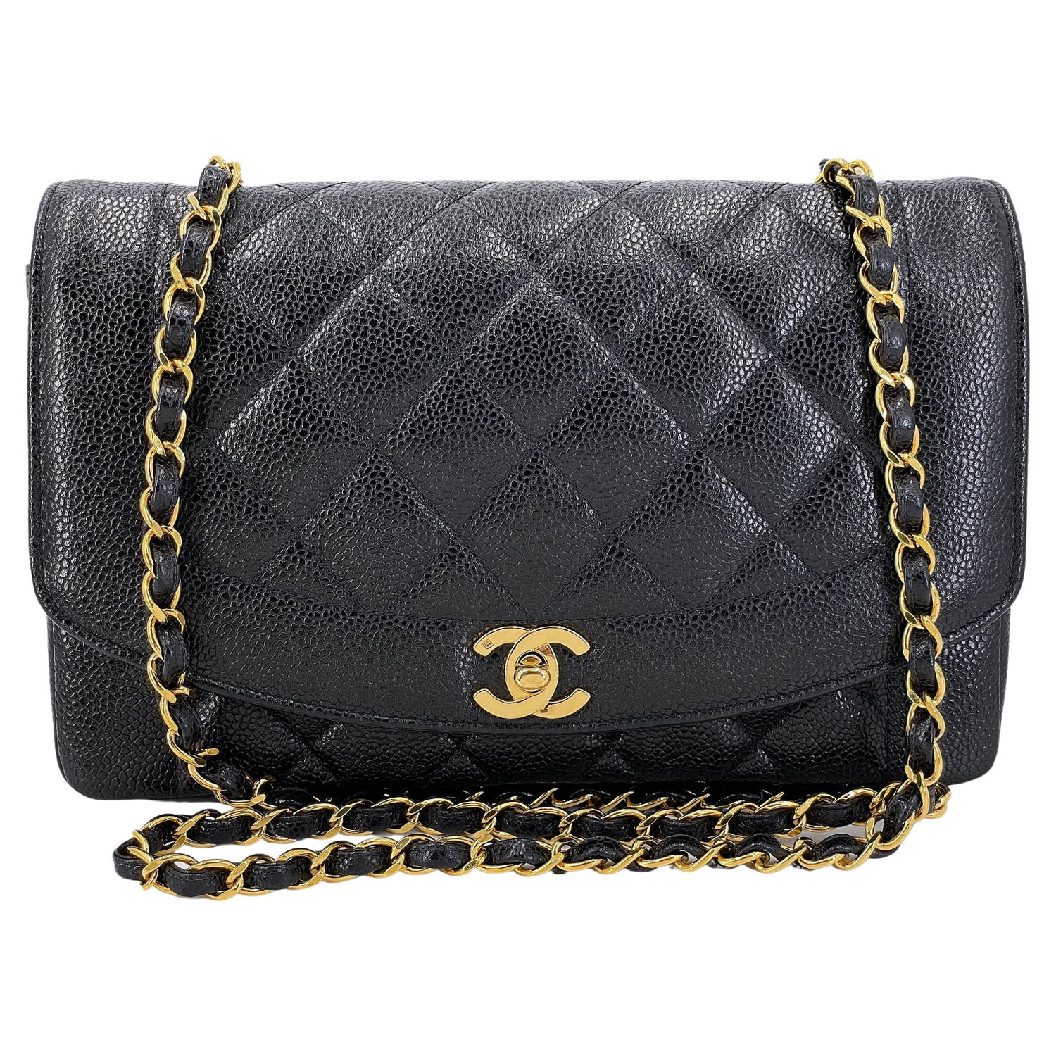 CHANEL Jersey Chevron Quilted Medium Trendy CC Dual Handle Flap